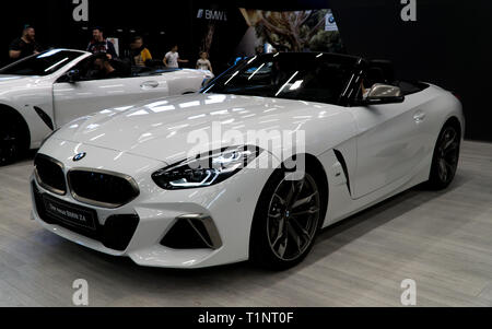 Salzbourg, Autriche - 23 mars 2019 : La nouvelle BMW Z4 Roadster cabriolet Banque D'Images