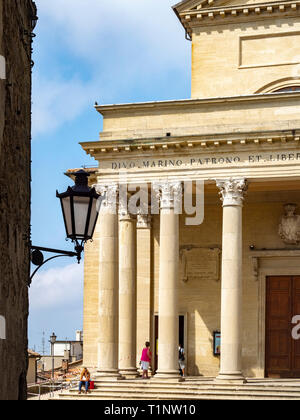 La Basilique di San Marino est une église catholique située dans la République de Saint-Marin Banque D'Images