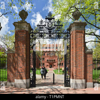 Sever Gate, Université Harvard Banque D'Images