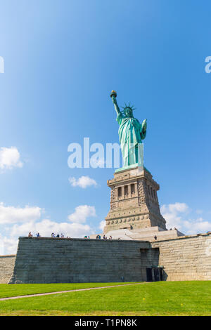 Le New Jersey le 29 septembre 2018 : La statue de la liberté. Banque D'Images