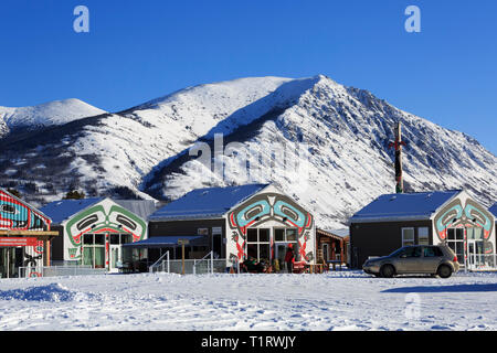 Communes de Carcross, au Yukon, Canada Banque D'Images