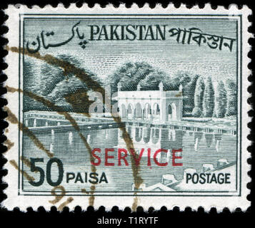 Timbre-poste du Pakistan dans la série émise en 1965 Fonctionnaires Banque D'Images