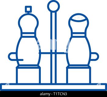 L'icône de la ligne d'épices concept. Télévision d'épices, signe, symbole vecteur illustration contour. Illustration de Vecteur