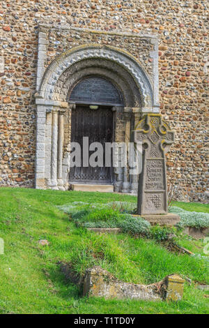 Village Finchingfield High Street, Essex, Angleterre, RU, FR Banque D'Images