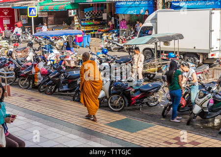 Une scène typique dans la ville de Phuket en Thaïlande Banque D'Images