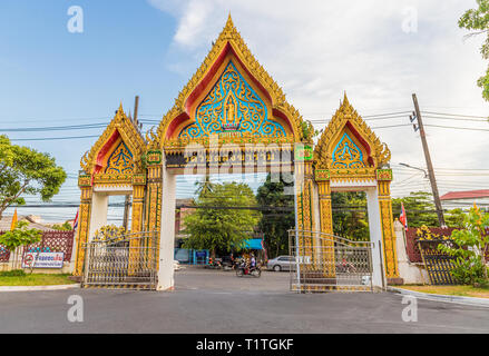 Une scène typique dans la ville de Phuket en Thaïlande Banque D'Images