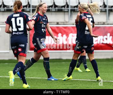 2016-04-17 LINKÖPING Stina Blackstenius pendant le match dans la damallsvenskan entre Linköping FC-Mallbackens si à Linköping arena. Jeppe Photo Gustafsson Banque D'Images