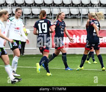 2016-04-17 LINKÖPING LFC s Blackstenius:Stina pendant le match dans la damallsvenskan entre Linköping FC-Mallbackens si à Linköping arena. Jeppe Photo Gustafsson Banque D'Images