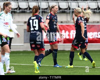 2016-04-17 LINKÖPING Stina Blackstenius pendant le match dans la damallsvenskan entre Linköping FC-Mallbackens si à Linköping arena. Jeppe Photo Gustafsson Banque D'Images