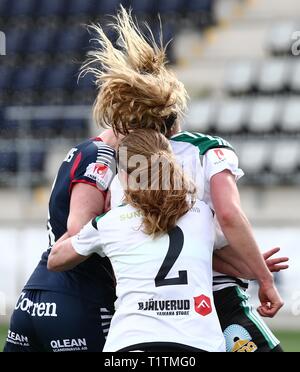 2016-04-17 LINKÖPING LFC:s Blackstenius 2 Mål Stina gjorde pendant le match dans la damallsvenskan entre Linköping FC-Mallbackens si à Linköping arena. Jeppe Photo Gustafsson Banque D'Images