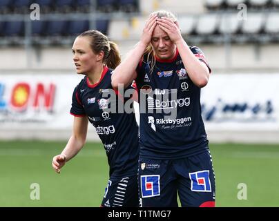 2016-04-17 LINKÖPING LFC:s Blackstenius 2 Mål Stina gjorde pendant le match dans la damallsvenskan entre Linköping FC-Mallbackens si à Linköping arena. Jeppe Photo Gustafsson Banque D'Images