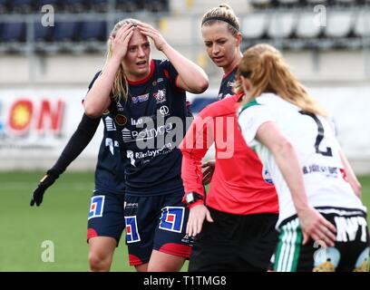 2016-04-17 LINKÖPING LFC:s Blackstenius 2 Mål Stina gjorde pendant le match dans la damallsvenskan entre Linköping FC-Mallbackens si à Linköping arena. Jeppe Photo Gustafsson Banque D'Images