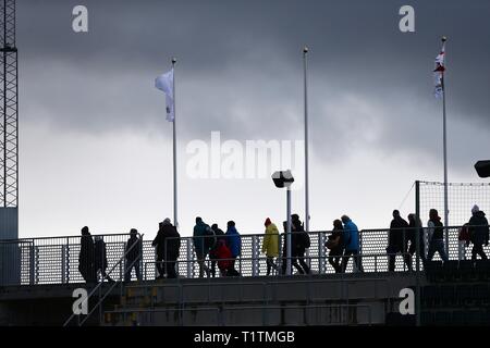 2016-04-17 LINKÖPING Correspondance dans la damallsvenskan entre Linköping FC-Mallbackens si à Linköping arena. Jeppe Photo Gustafsson Banque D'Images