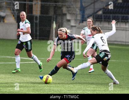 2016-04-17 LINKÖPING LFC:s Blackstenius 2 Mål Stina gjorde pendant le match dans la damallsvenskan entre Linköping FC-Mallbackens si à Linköping arena. Jeppe Photo Gustafsson Banque D'Images