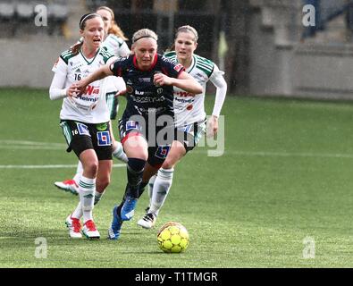 2016-04-17 LINKÖPING LFC:s Blackstenius 2 Mål Stina gjorde pendant le match dans la damallsvenskan entre Linköping FC-Mallbackens si à Linköping arena. Jeppe Photo Gustafsson Banque D'Images