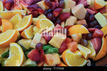 Montréal, Canada, 12 mars 2019.Close-up d'un bol de salade de fruits.Montréal,Québec,Canada.Credit:Mario Beauregard/Alamy Live News Banque D'Images