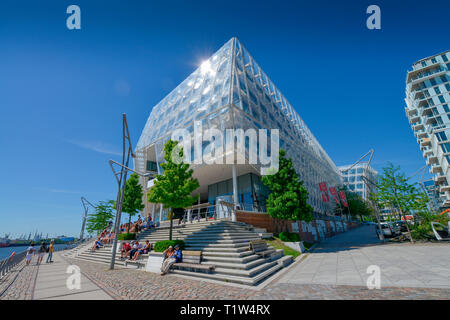 , Unilever-Haus Strandkai, Hafencity, Hambourg, Allemagne Banque D'Images