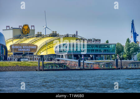 Musical-Theater, Koenig der Loewen, Steinwerder, Hamburg, Deutschland, König der Löwen Banque D'Images