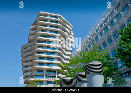 Tour Marco-Polo-Sandkai Ueberseequartier m,,, Hafencity, Hamburg, Deutschland, Überseequartier Banque D'Images