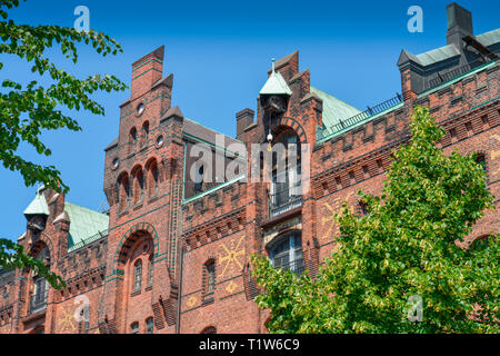 Speicherhaeuser Kehrwiederfleet,, Speicherstadt, Hamburg, Deutschland Banque D'Images