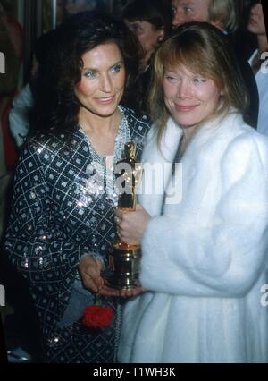 Loretta Lynn Sissy Spacek 1981 Fille mineurs de charbon à la soirée des Oscars Photo de John Barrett/PHOTOlink Banque D'Images