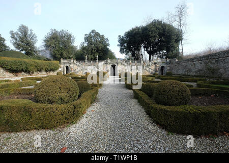 Torrigiani-Camigliano,jardin de Villa Flora,Lucca, Italie Banque D'Images