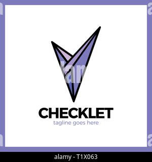 Lettre V dans un style crystal polygonal style coloré. Illustration de Vecteur