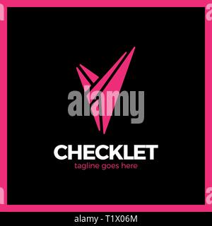 Lettre V dans un style crystal polygonal style coloré. Illustration de Vecteur