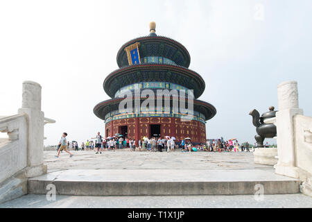 Beijing, Chine - 0801 2016 : Temple du Ciel à Beijing, Chine. Un magnifique temple chinois historique situé à Pékin, Chine Banque D'Images