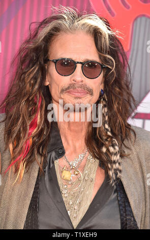 STEVEN TYLER American rock musicien à l 2019 iHeartRadio Music Awards qui diffusé en direct sur la FOX au Théâtre de Microsoft le 14 mars 2019 à Los Angeles, Californie. Photo : Jeffrey Mayer Banque D'Images