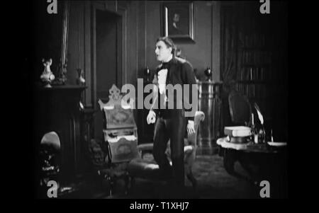 Le Dr Jekyll et M. Hyde (1920) film Paramount dr Jeckyl et Mr Hyde vintage screenshot Banque D'Images