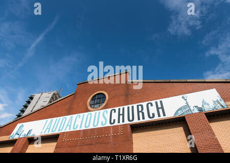 Église audacieux, Manchester. Banque D'Images