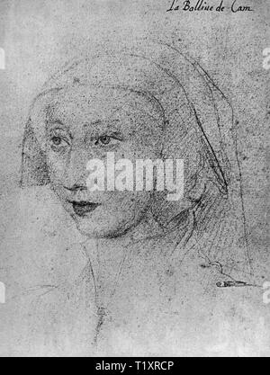 Beaux-arts, Jean Clouet (1480 - 1541), dessin, 'La Balline de Cam', 1523 Additional-Rights Clearance-Info,--Not-Available Banque D'Images