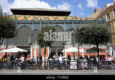 Mercado Central de Atarazanas marché Atarazanas.le principal marché alimentaire à Malaga en Espagne.Malaga Marché Central. Banque D'Images