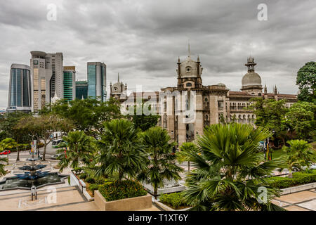 Bâtiment administratif du chemin de fer de Malaisie, Kuala Lumpur, Malaisie Banque D'Images