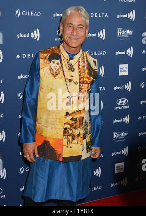 Los Angeles, USA. Mar 28, 2019. Greg Louganis 034 assiste à la 30ème GLAAD Media Awards à Los Angeles au Beverly Hilton Hotel, le 28 mars 2019 à Beverly Hills, Californie. Credit : Tsuni/USA/Alamy Live News Banque D'Images