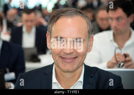 Wolfsburg, Allemagne. Mar 12, 2019. Oliver Blume, Groupe de marque, AoSport & Luxury, Aò, conférence de presse annuelle de Volkswagen AG, Aktiengesellschaft à Wolfsburg sur 12.03.2019. ¬ | Conditions de crédit dans le monde entier : dpa/Alamy Live News Banque D'Images