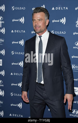 Los Angeles, Californie, USA. 28 Mar 2019. Josh Duhamel à la 30ème GLAAD Media Awards qui a eu lieu au Beverly Hilton Hotel à Los Angeles, CA le Jeudi, Mars 28, 2019. Photo de RPAC/PictureLux PictureLux Crédit : Le Hollywood/Archive/Alamy Live News Banque D'Images