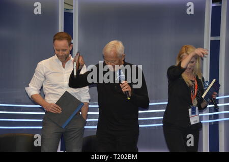 Rolf Becker Julian Weigend , à aller freundschaft , evelyn Fischer Buchmesse 2303 Leipzig 2019 wehnert photo Banque D'Images