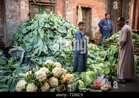 Egypte, Louxor, Souk de GI Banque D'Images