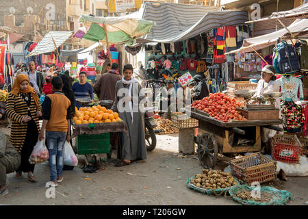 Egypte, Louxor, Souk de GI Banque D'Images