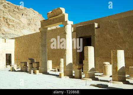 Egypte, Louxor, Theben-West, Totentempel der Hatschepsut im Talkessel von Deir el-Bahari Banque D'Images