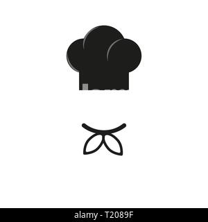 L'icône chef hat. Illustration de Vecteur