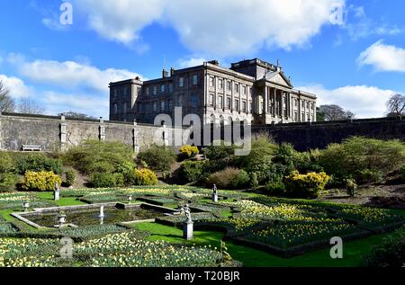 Le jardin hollandais Lyme Park Banque D'Images