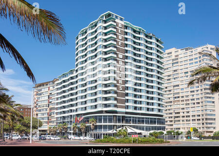 Blue Waters Hotel, Snell Parade, Durban, KwaZulu-Natal, Afrique du Sud Banque D'Images