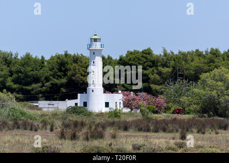 Célèbre plage de Possidi, péninsule de Kassandra, Chalcidique, Macédoine Centrale, Grèce Banque D'Images