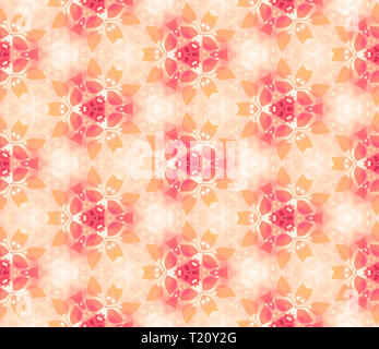 L'air doux, sans motif feuilles, rouge-orange. Mur végétal-papier dans le style d'une fantaisie. Un fond romantique pour la conception, le papier d'emballage, de l'accueil Banque D'Images