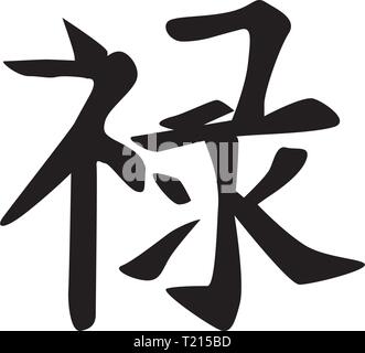 Symbole de prospérité en Chine Illustration de Vecteur