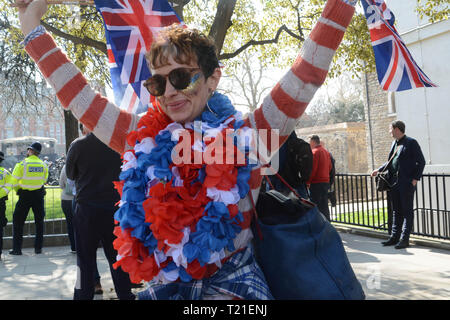 Londres, Royaume-Uni. 29 Mar 2019. D'autres quittent l'Europe de l'UKIP et partisans, se sont rassemblés devant la Chambre des communes. Crédit : Philip Robins/Alamy Live News Banque D'Images
