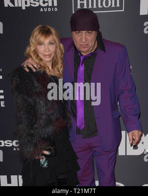 NEW YORK, NEW YORK - Le 29 mars : Maureen Van Zandt, Steven Van Zandt assister à la 2019 Rock & Roll Hall of Fame de la cérémonie au Barclays Center le 29 mars 2019 dans la ville de New York. Photo : imageSPACE/MediaPunch Banque D'Images